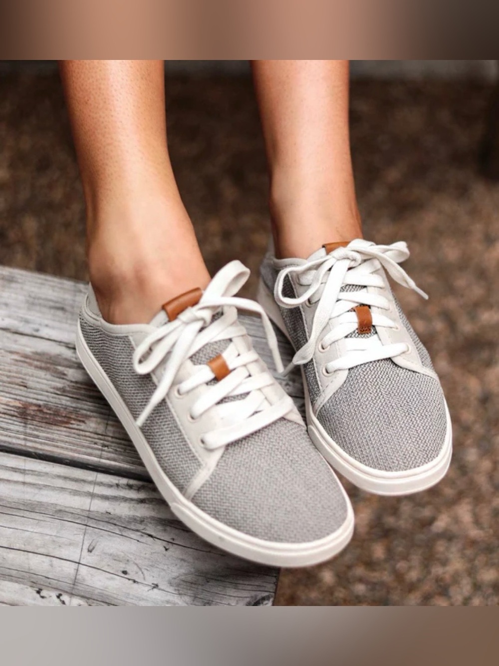 Olukai Pehuea Li Lace Up Casual Light Weight Women’s Sneakers Size 10 - Picture 1 of 8
